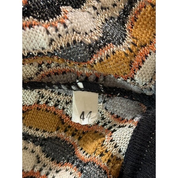 Missoni Geometric Striped Knit Midi Dress Multicolor - Picture 10 of 11